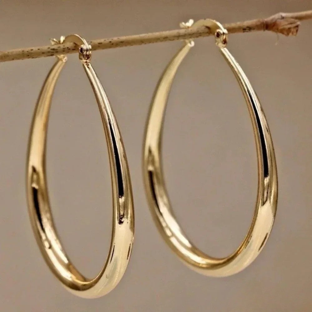 Denzel™ Gold Hoop Earrings