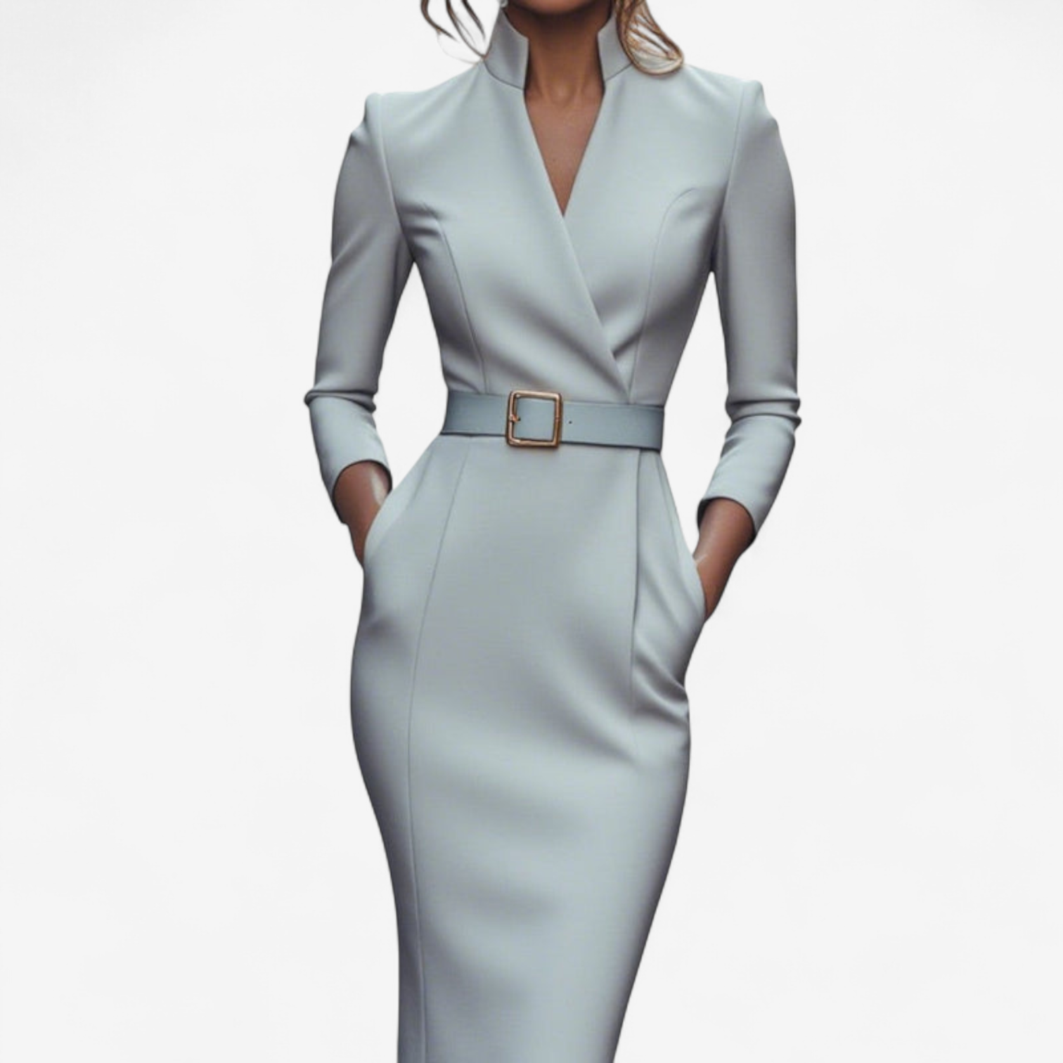 Madyx™ Elegant Belted Dress