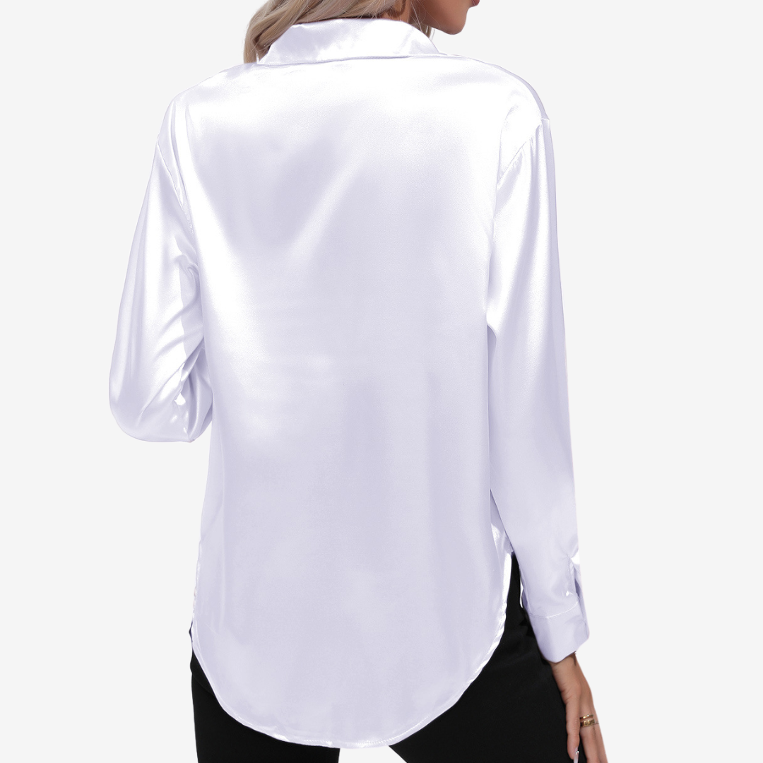 Alvira™ Elegant Silk Shirt