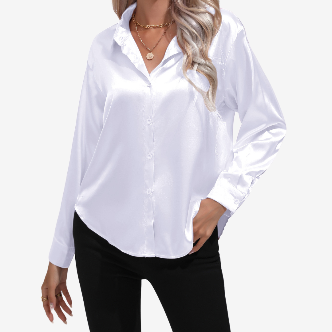 Alvira™ Elegant Silk Shirt