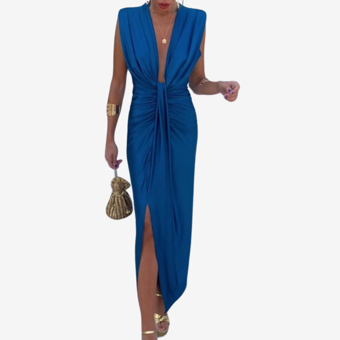 Assia™ Draped Midi Dress