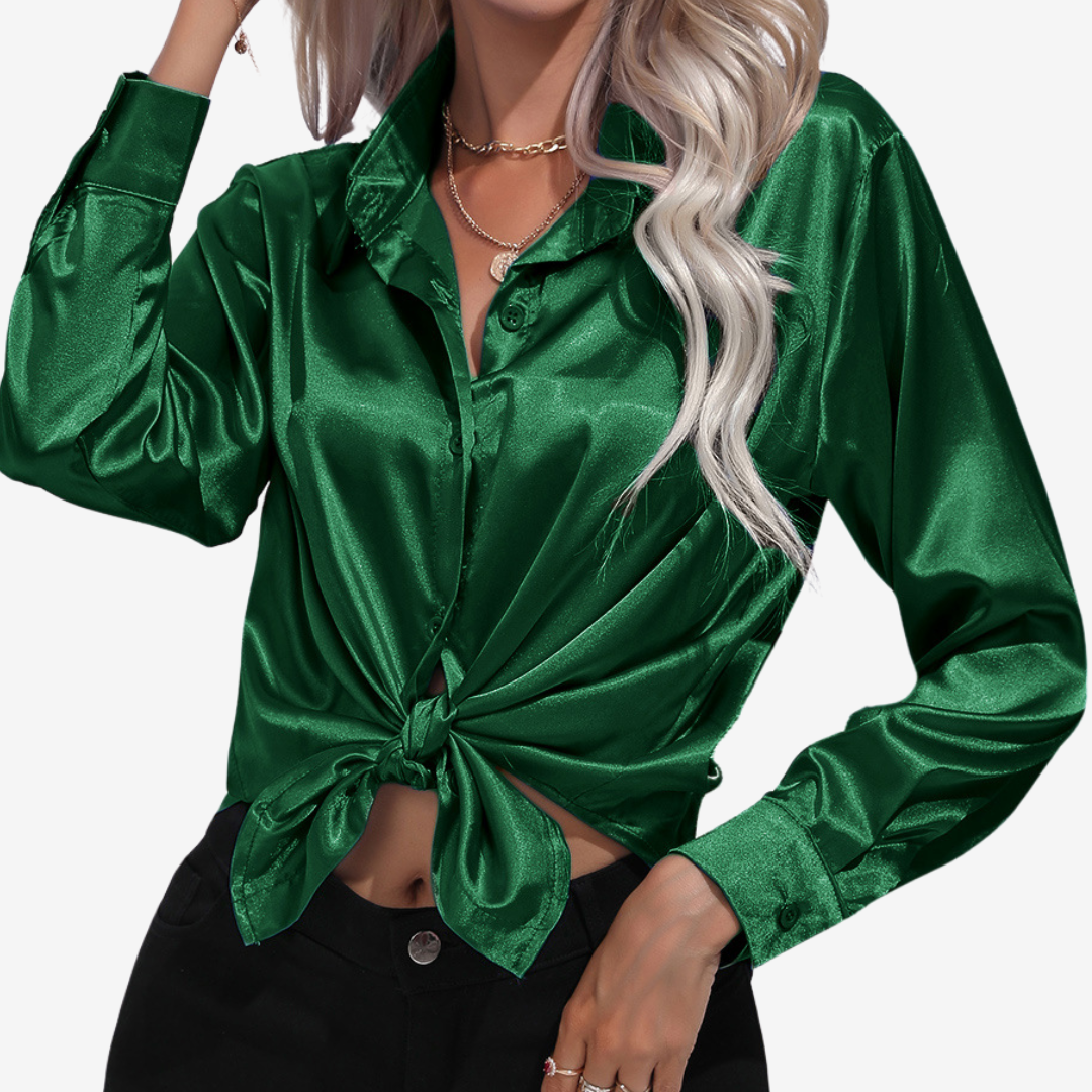 Alvira™ Elegant Silk Shirt