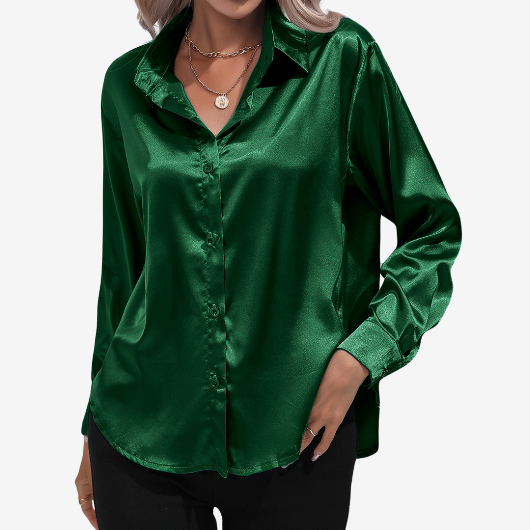 Alvira™ Elegant Silk Shirt
