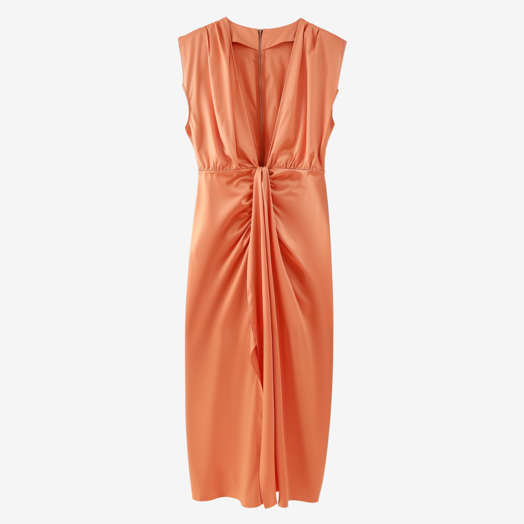Assia™ Draped Midi Dress