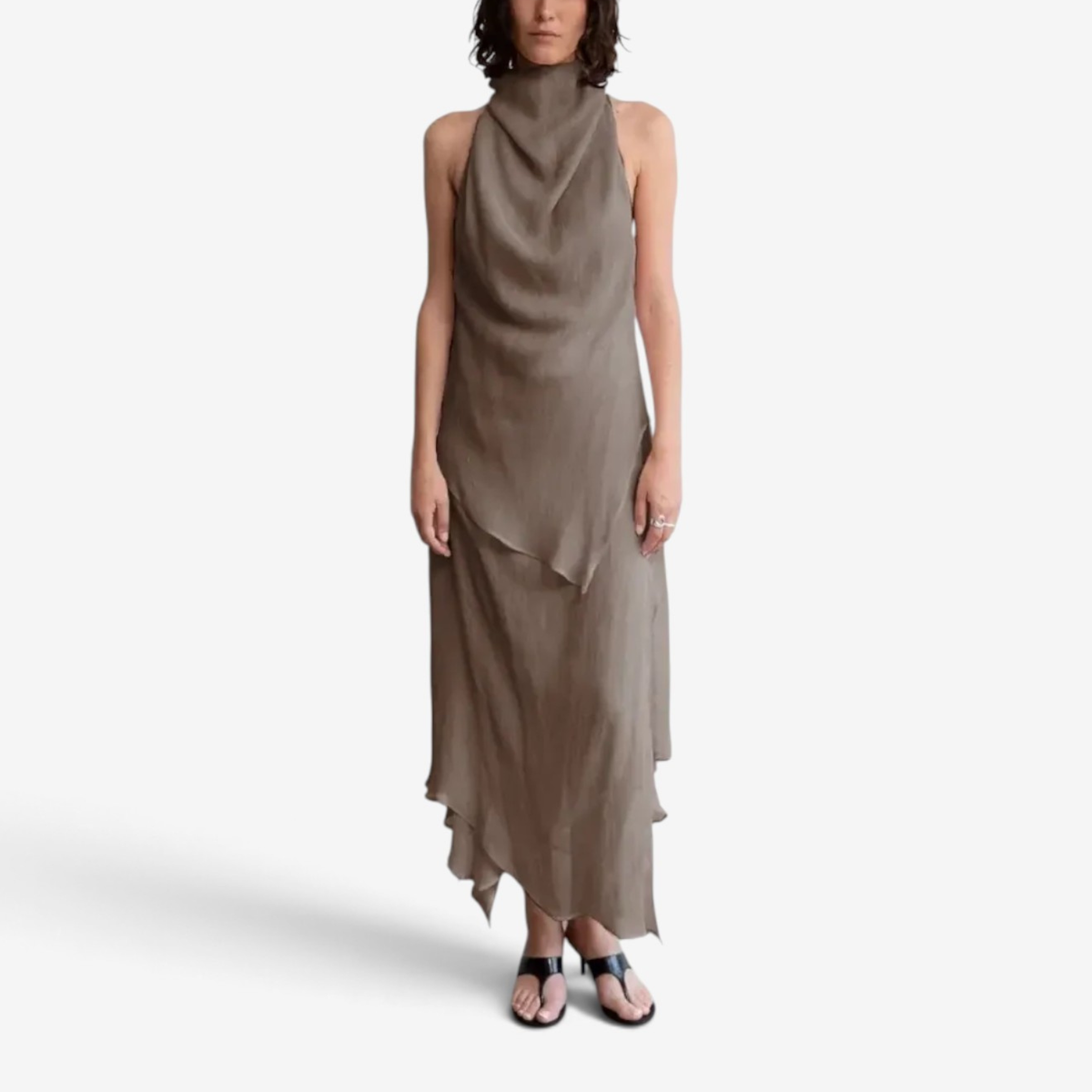 Seraphine™ Draped Halter Maxi Dress