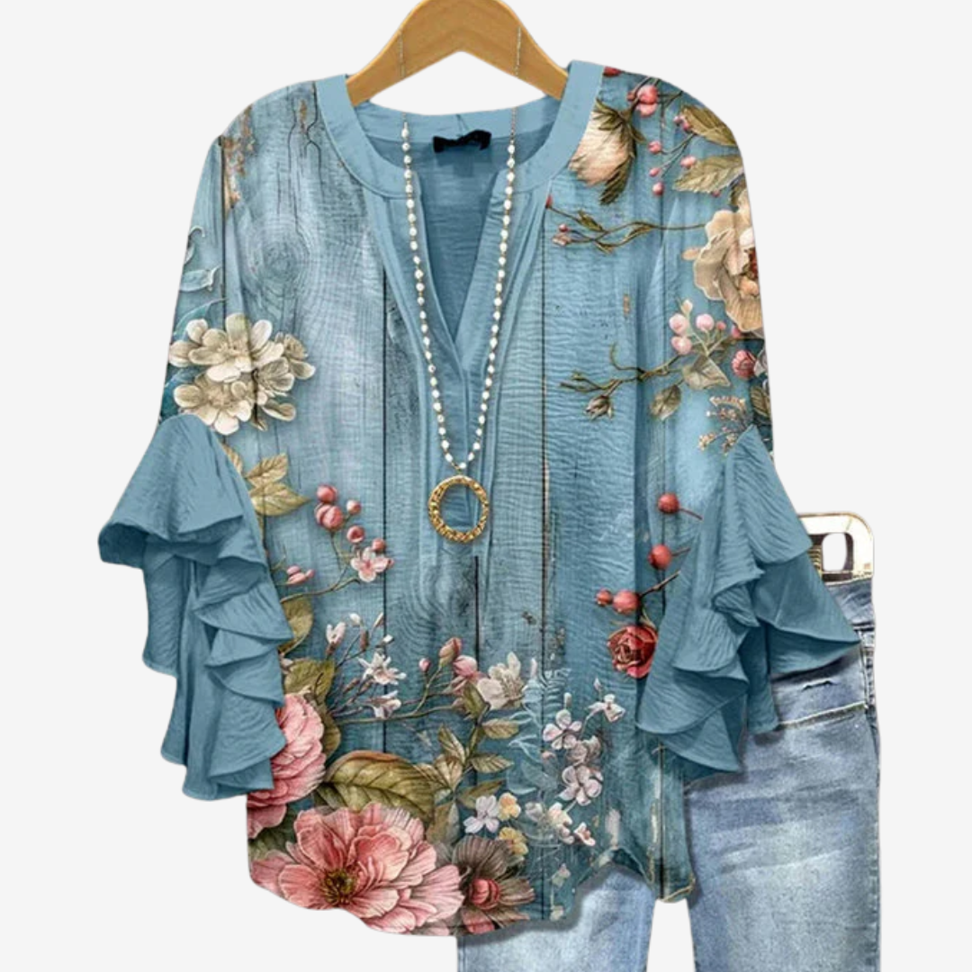 Roselina™ Bohemian High Dress with Ruffles