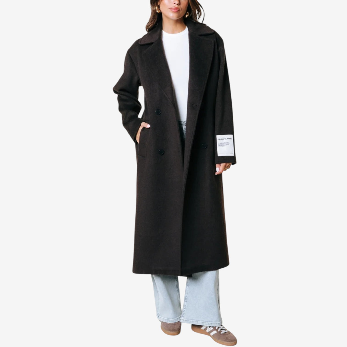 Solene™ Tailored Button-Front Coat