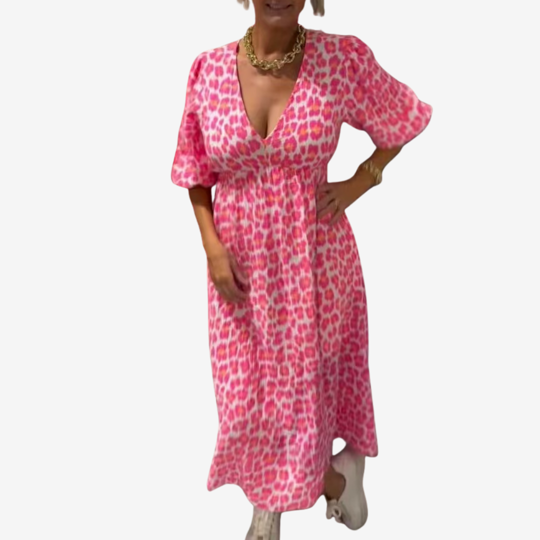 Rosetta™ Leopard print dress