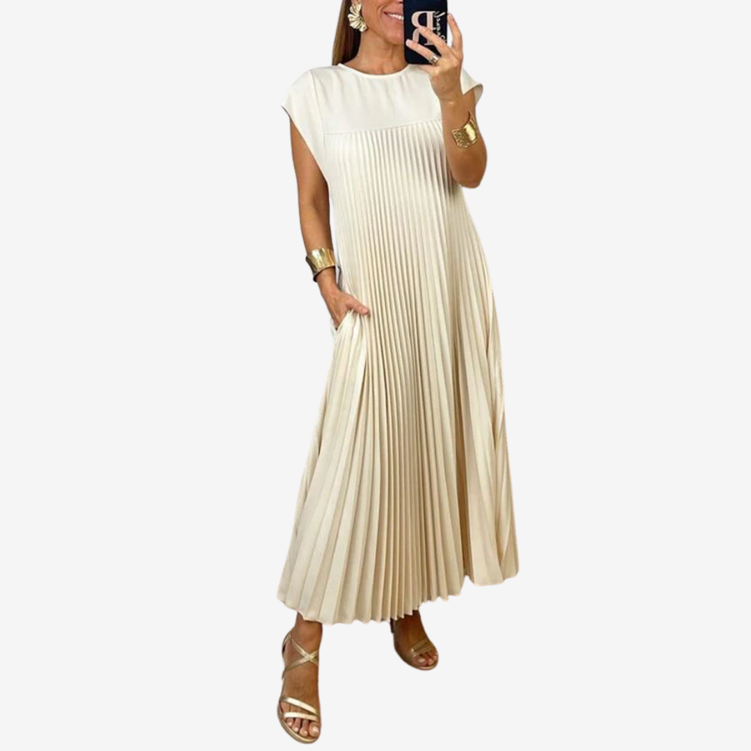 Brynja™ Pleated Ivory