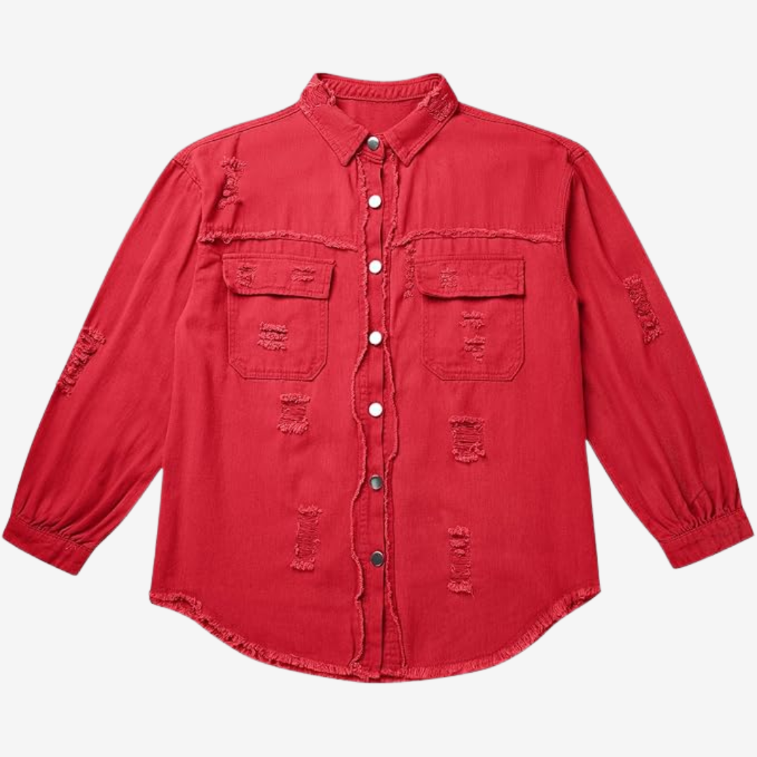 Clarina™ Oversized Denim Jacket