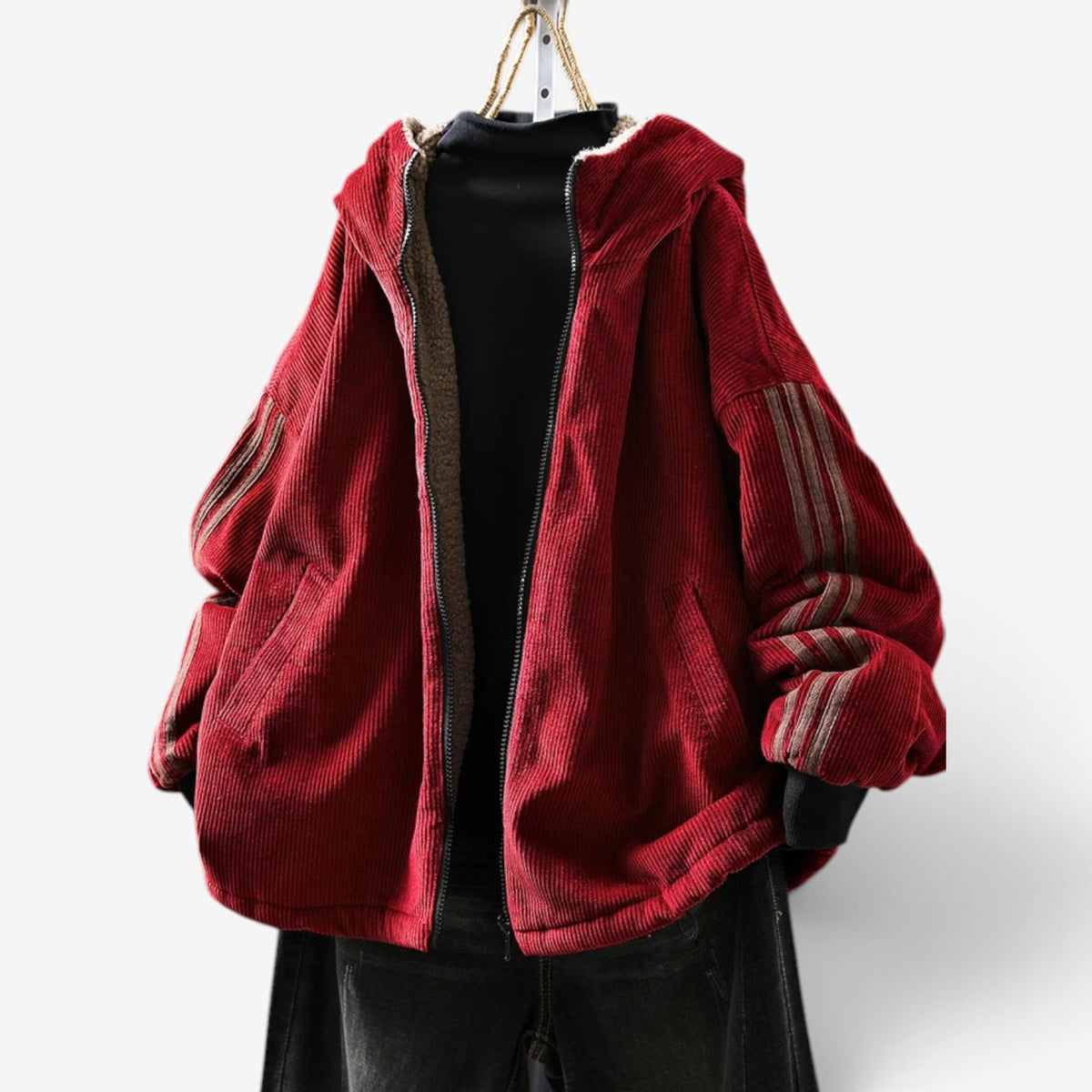 Marisela™ Sherpa-Lined Corduroy Jacket