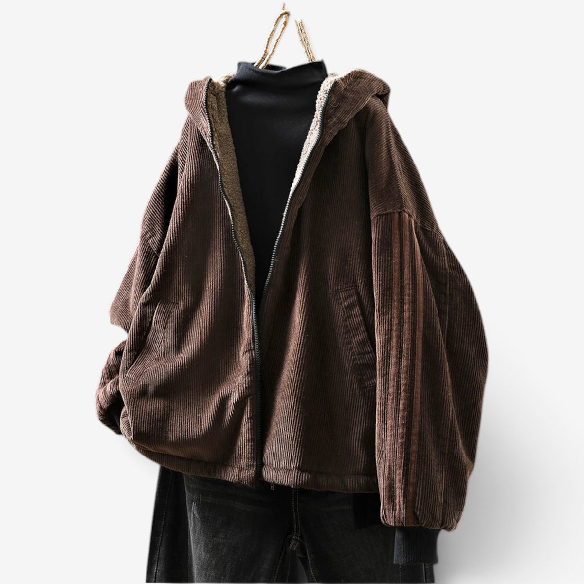 Marisela™ Sherpa-Lined Corduroy Jacket
