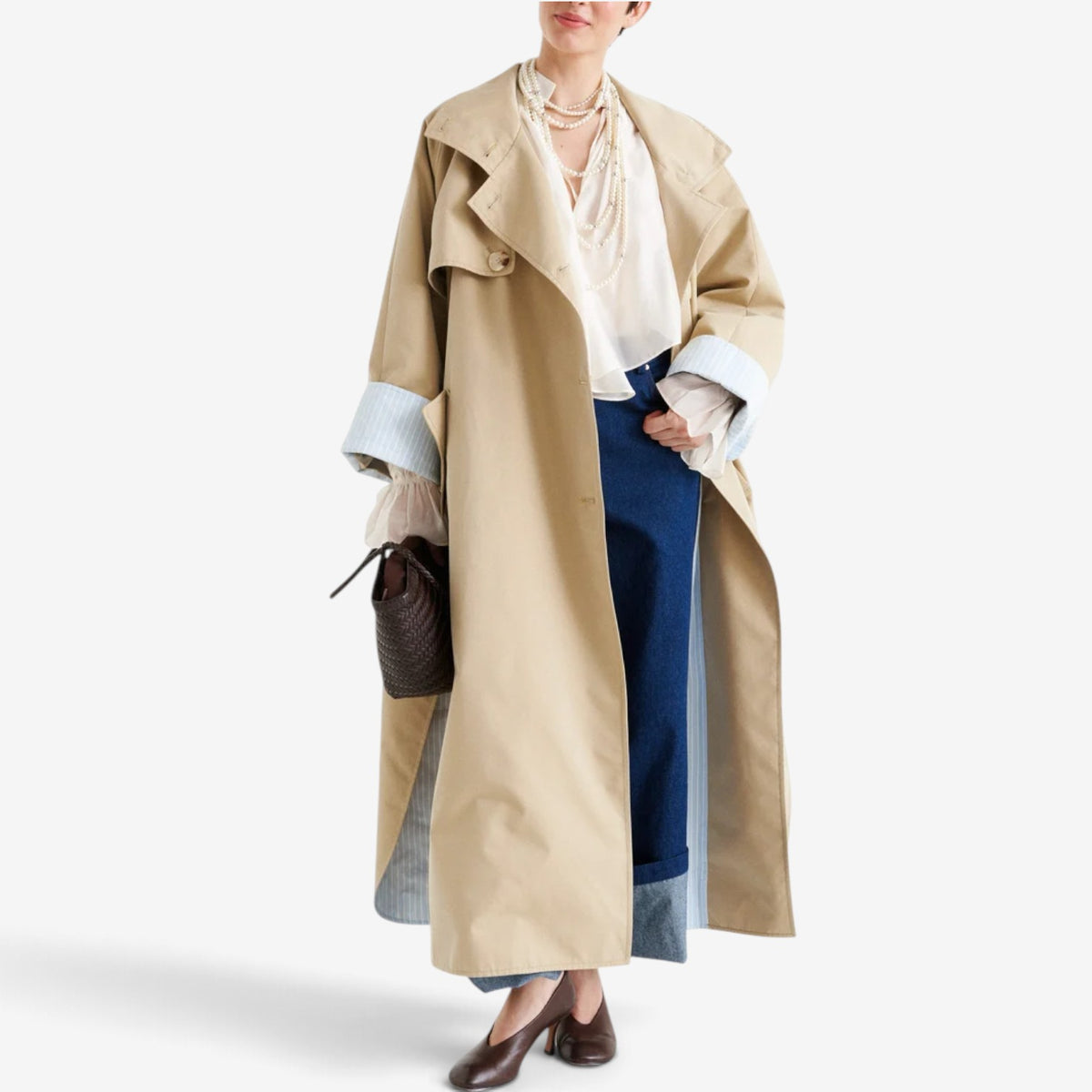 Constance™ Oversized Longline Trench Coat