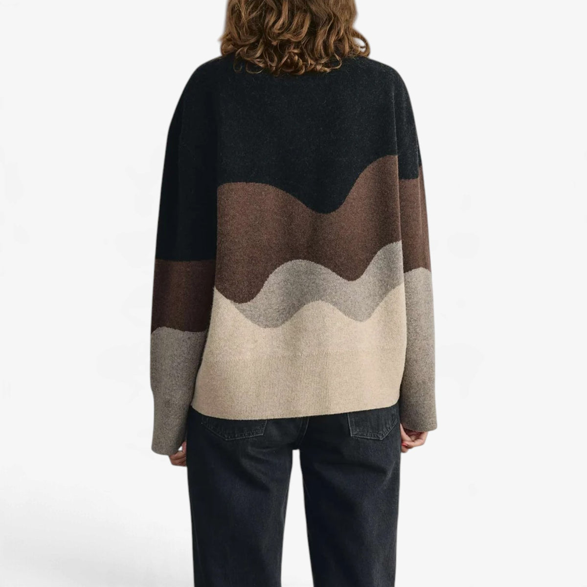 Odessa™ Wave Colorblock Knit Sweater