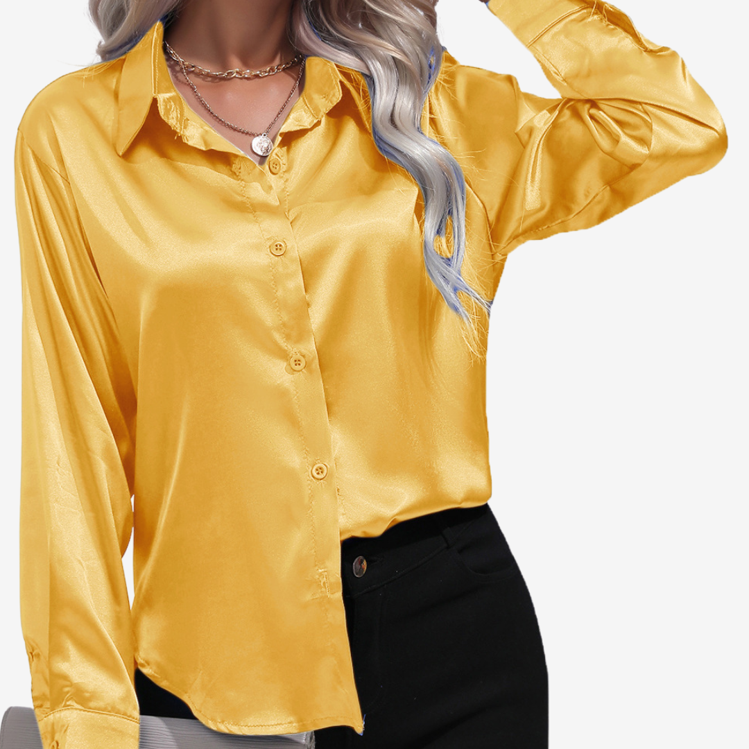 Alvira™ Elegant Silk Shirt