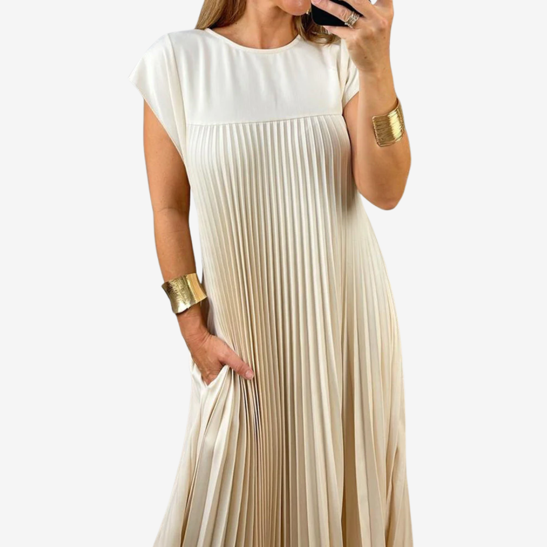 Brynja™ Pleated Ivory