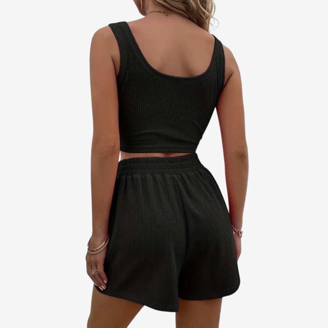 Viviane™ Stylish Crop Top Set