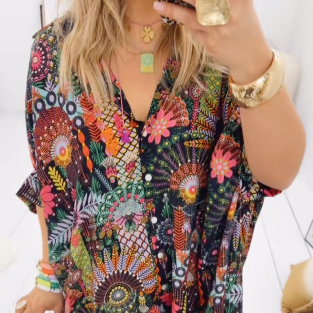 Fabiola™ Patchwork Shirt