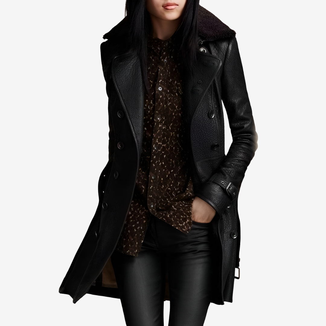 Sofie™ Faux Leather Coat