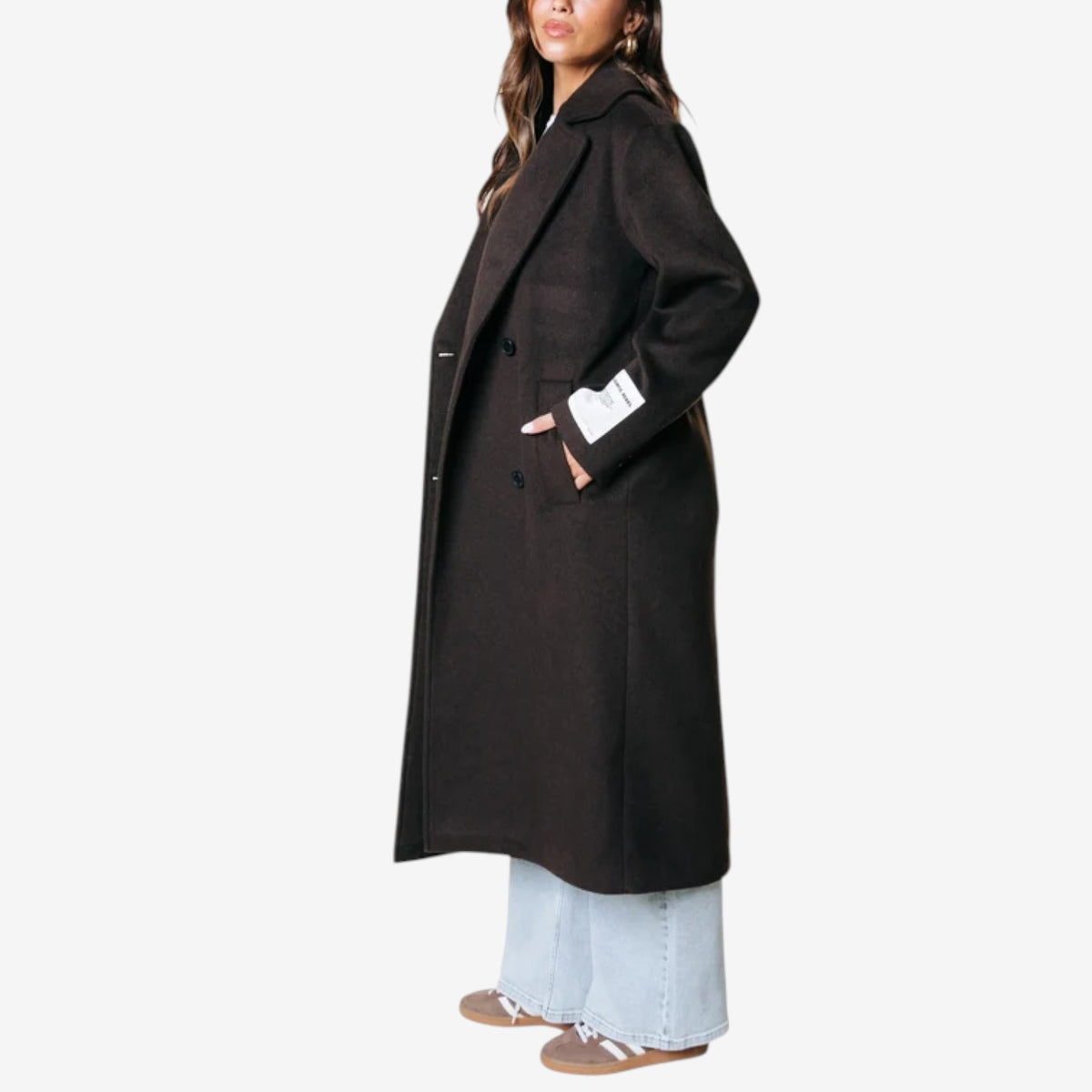 Solene™ Tailored Button-Front Coat