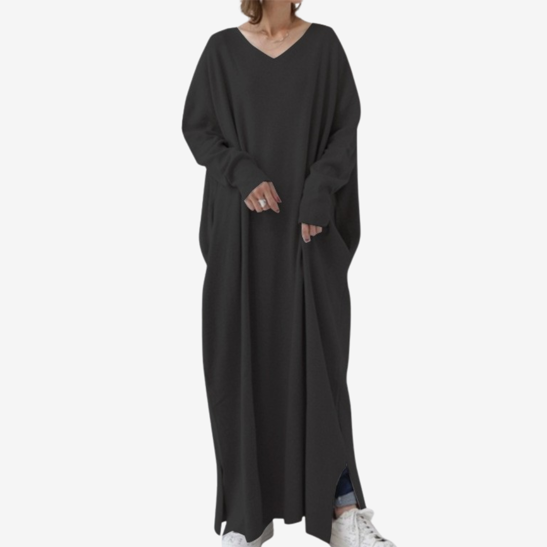 René™ V-Neck Maxi Sweater