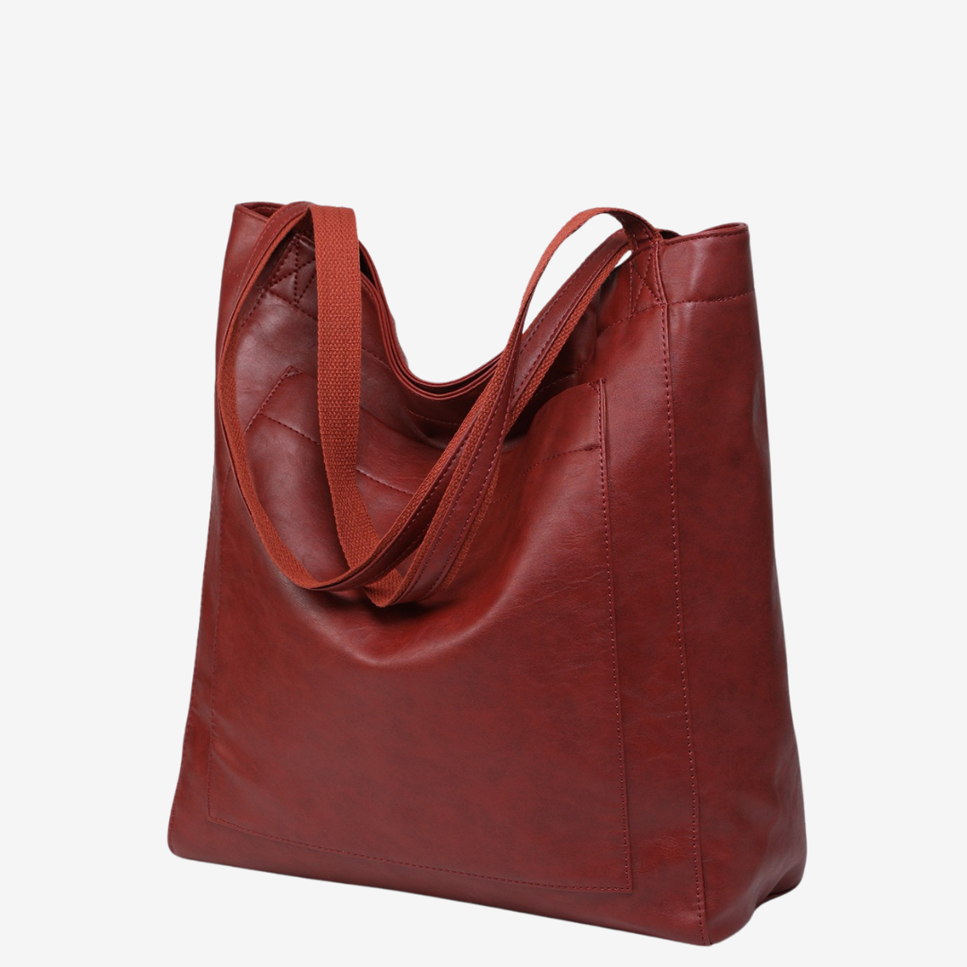 Evelyne™ Vintage Leather Tote Bag