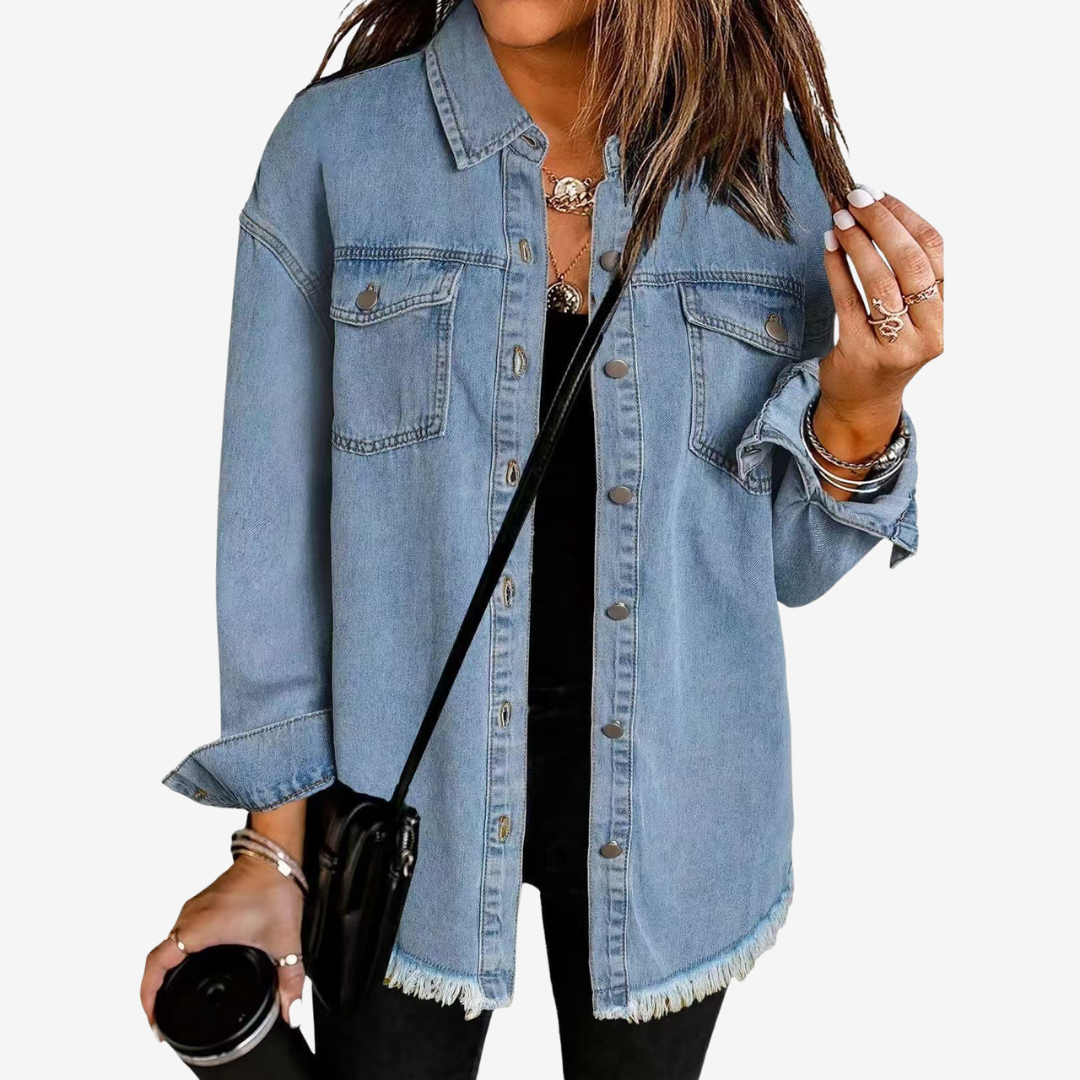 Lucille™ Oversized Denim Jacket
