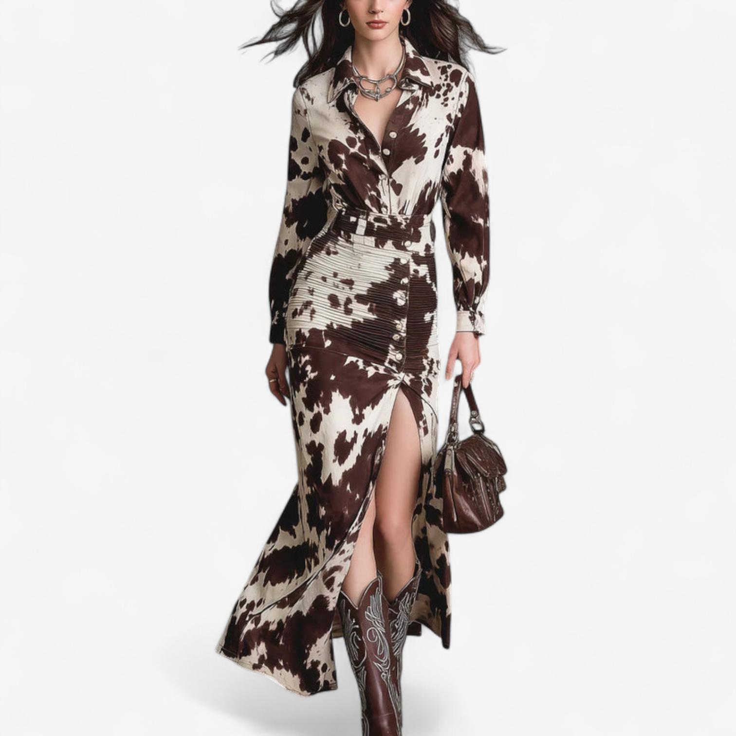 Dolores™ Elegant Printed Dress