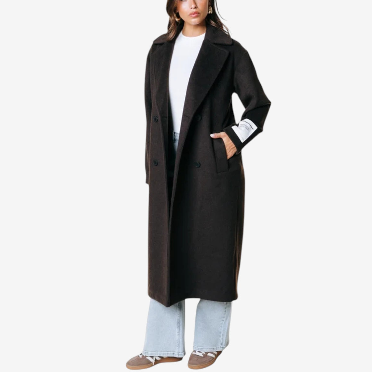 Solene™ Tailored Button-Front Coat