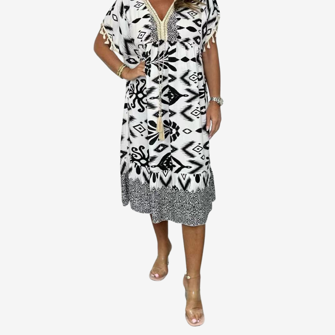 Solina™ Bohemian Printed Midi