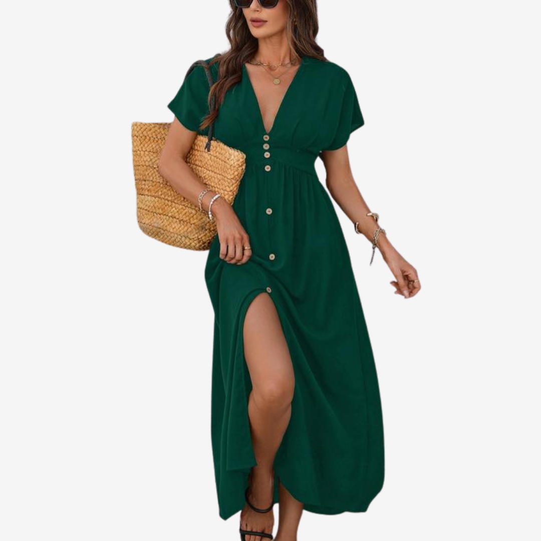 Serena™ Elegant Slit Dress