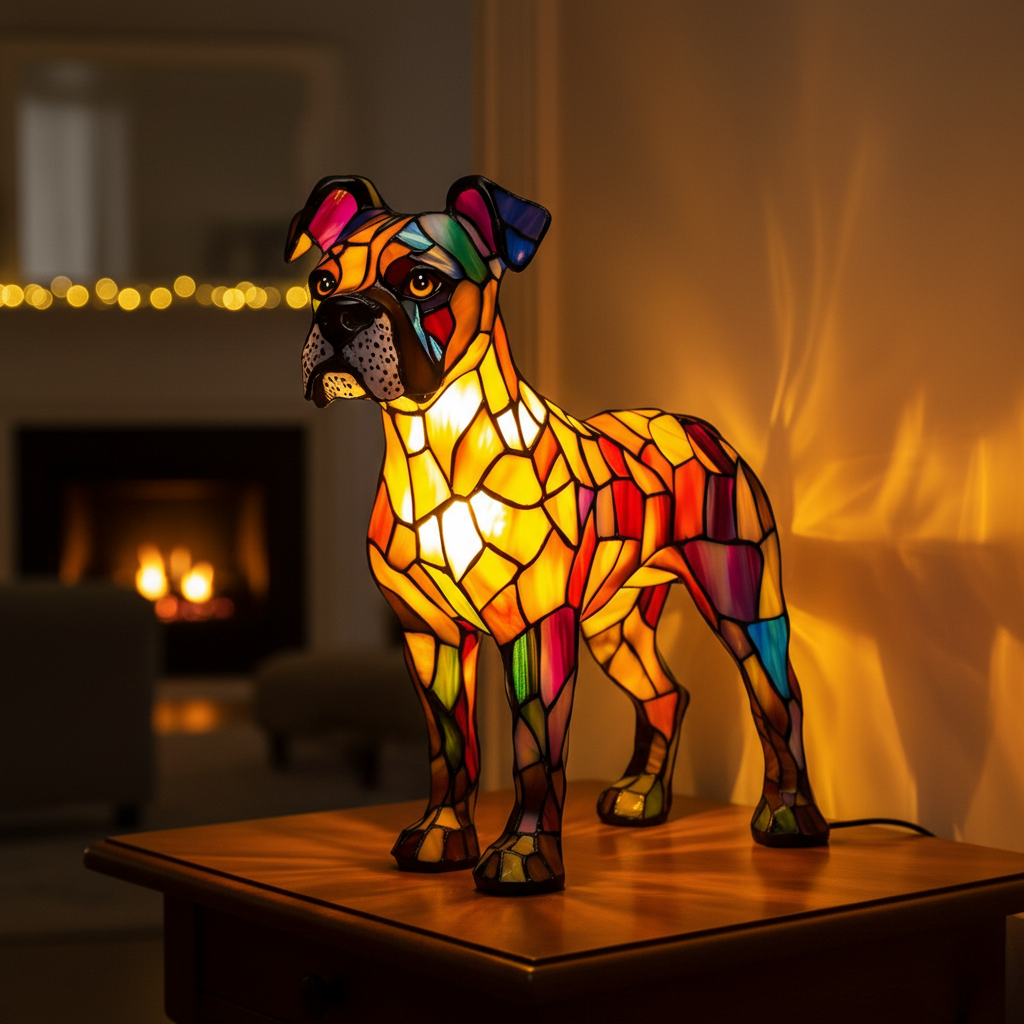 Larysa - Lampe En Verre Multicolore