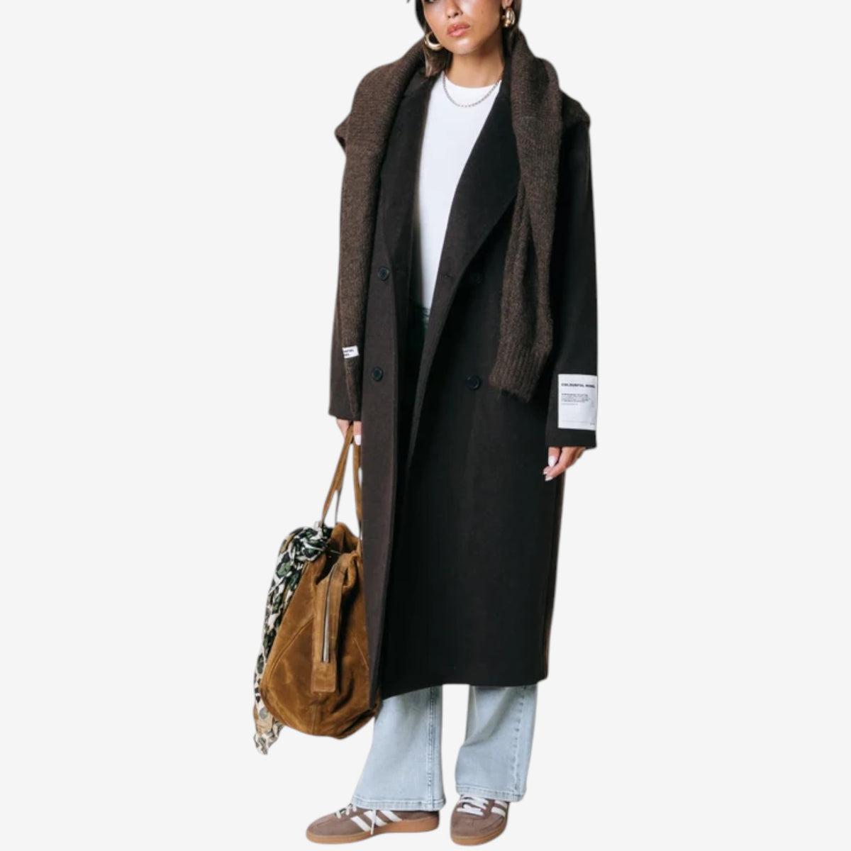 Solene™ Tailored Button-Front Coat