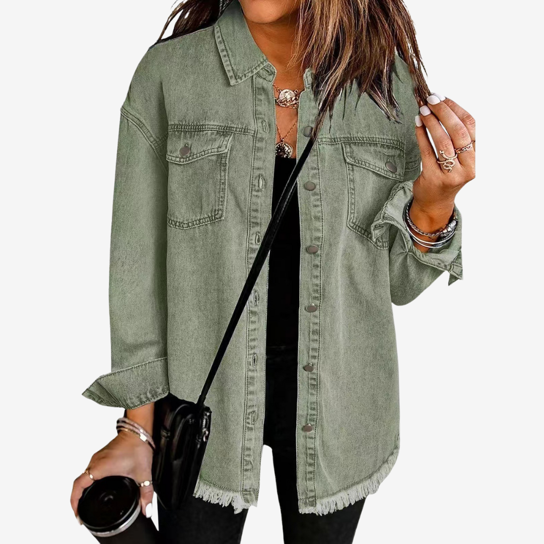 Lucille™ Oversized Denim Jacket