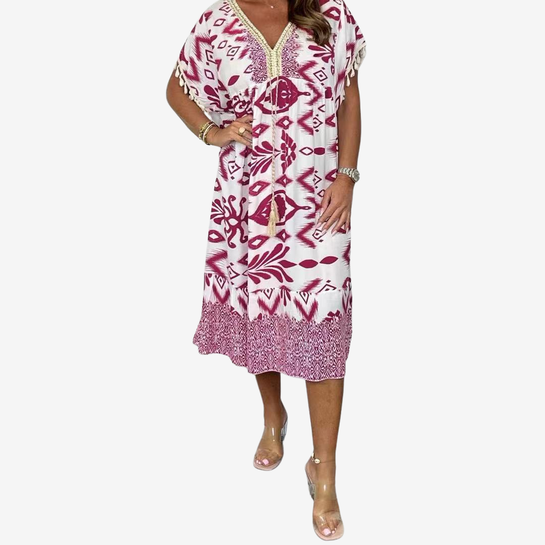 Solina™ Bohemian Printed Midi