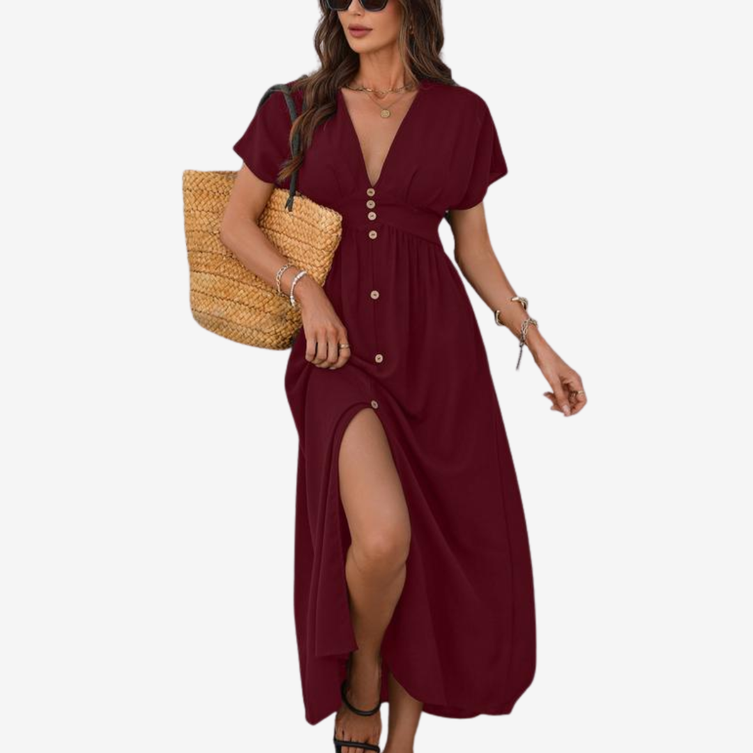 Serena™ Elegant Slit Dress