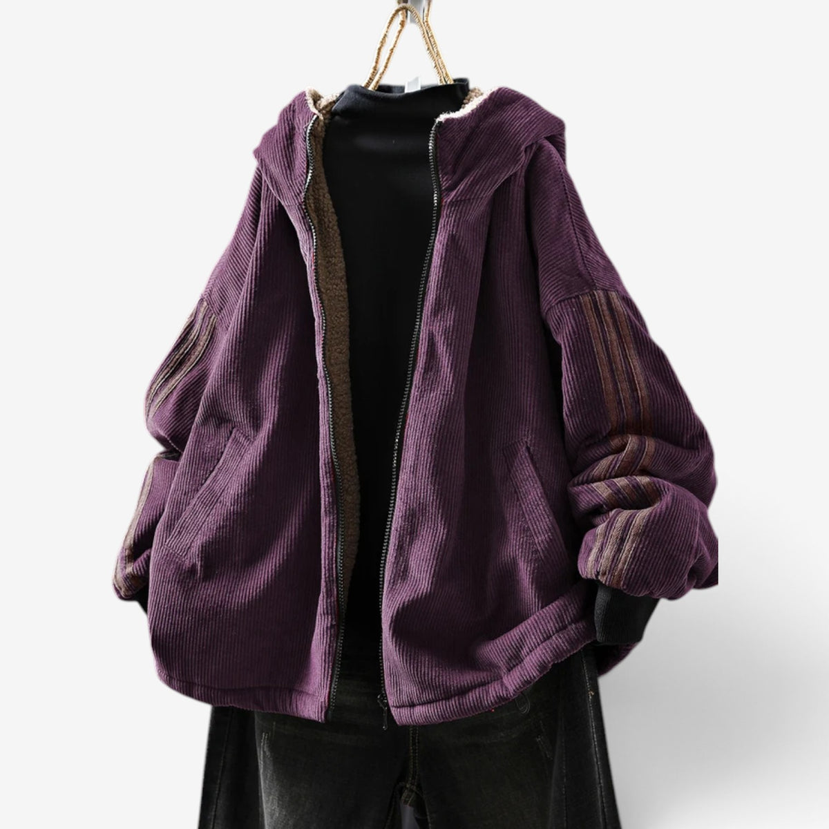 Marisela™ Sherpa-Lined Corduroy Jacket