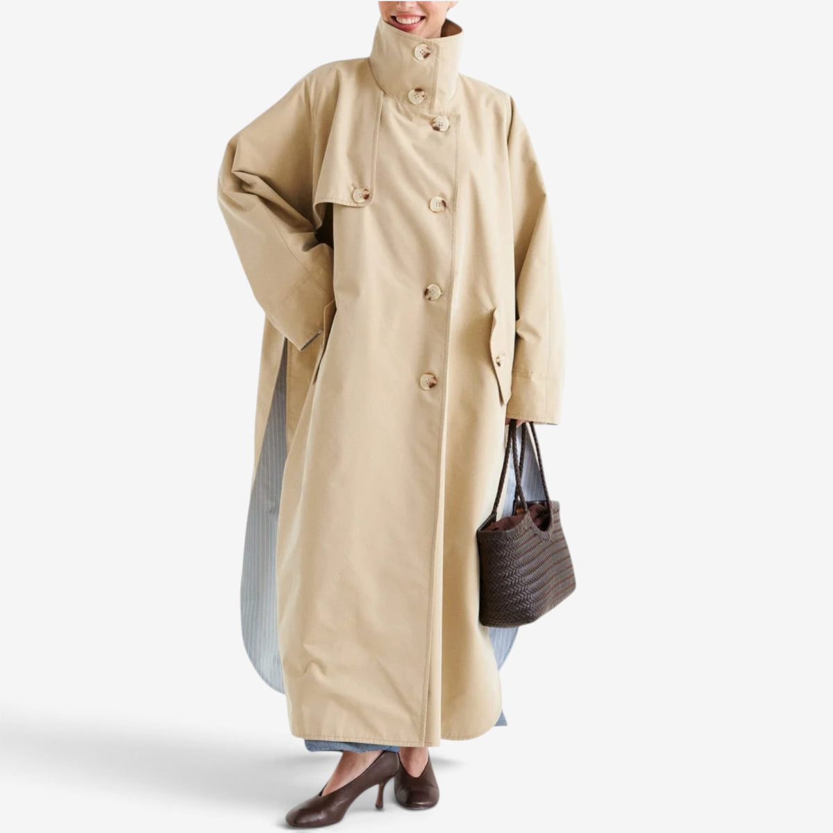 Constance™ Oversized Longline Trench Coat
