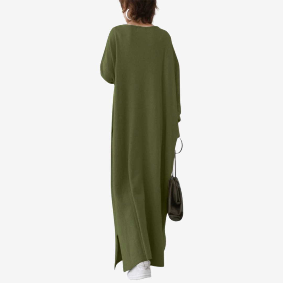 René™ V-Neck Maxi Sweater