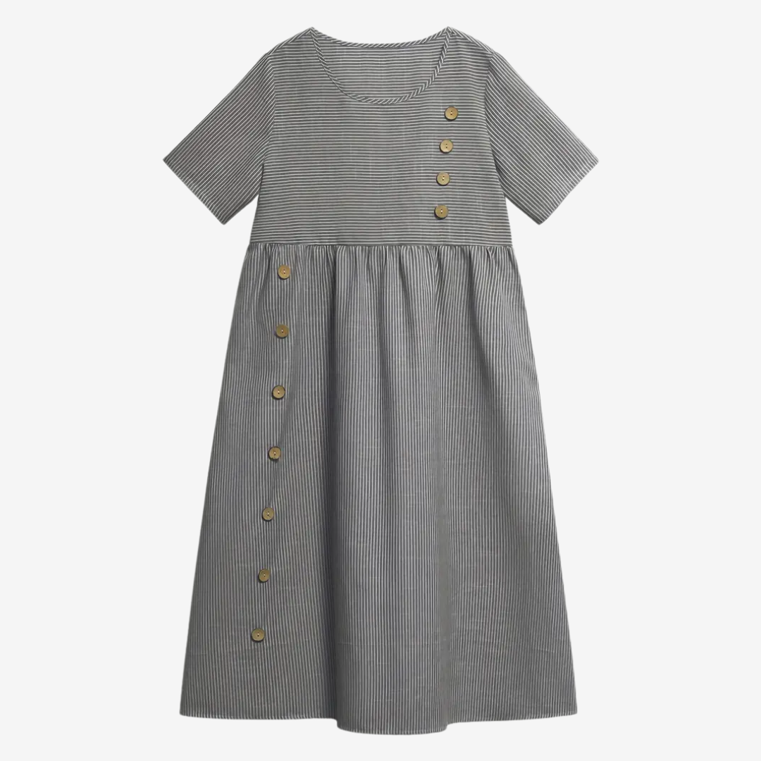 Liora™ Retro Striped Midi