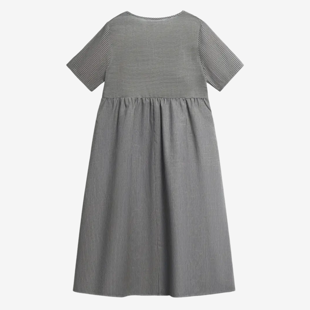 Liora™ Retro Striped Midi