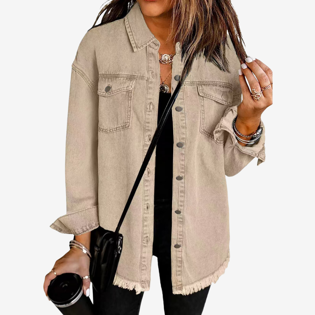 Lucille™ Oversized Denim Jacket