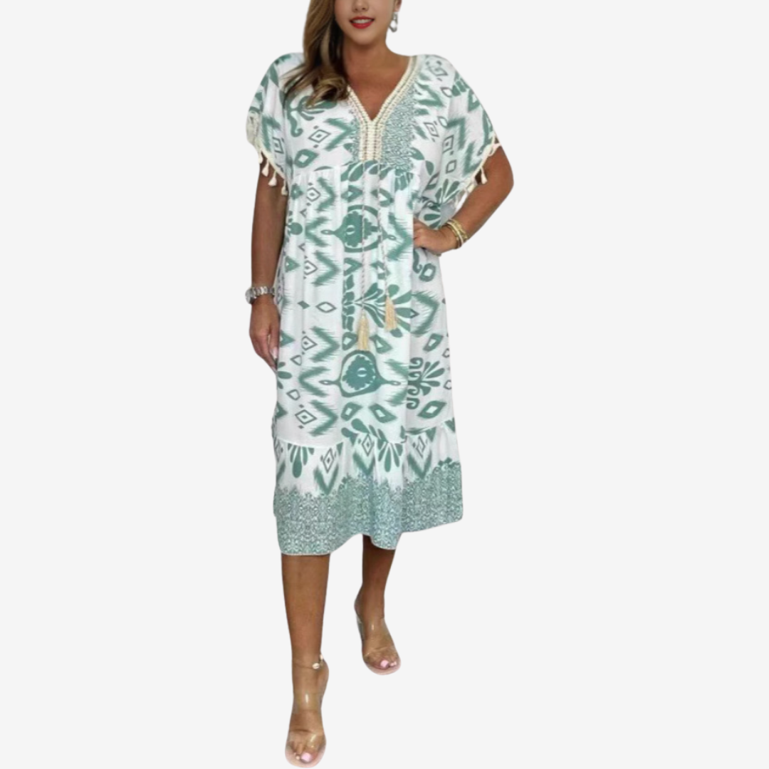 Solina™ Bohemian Printed Midi