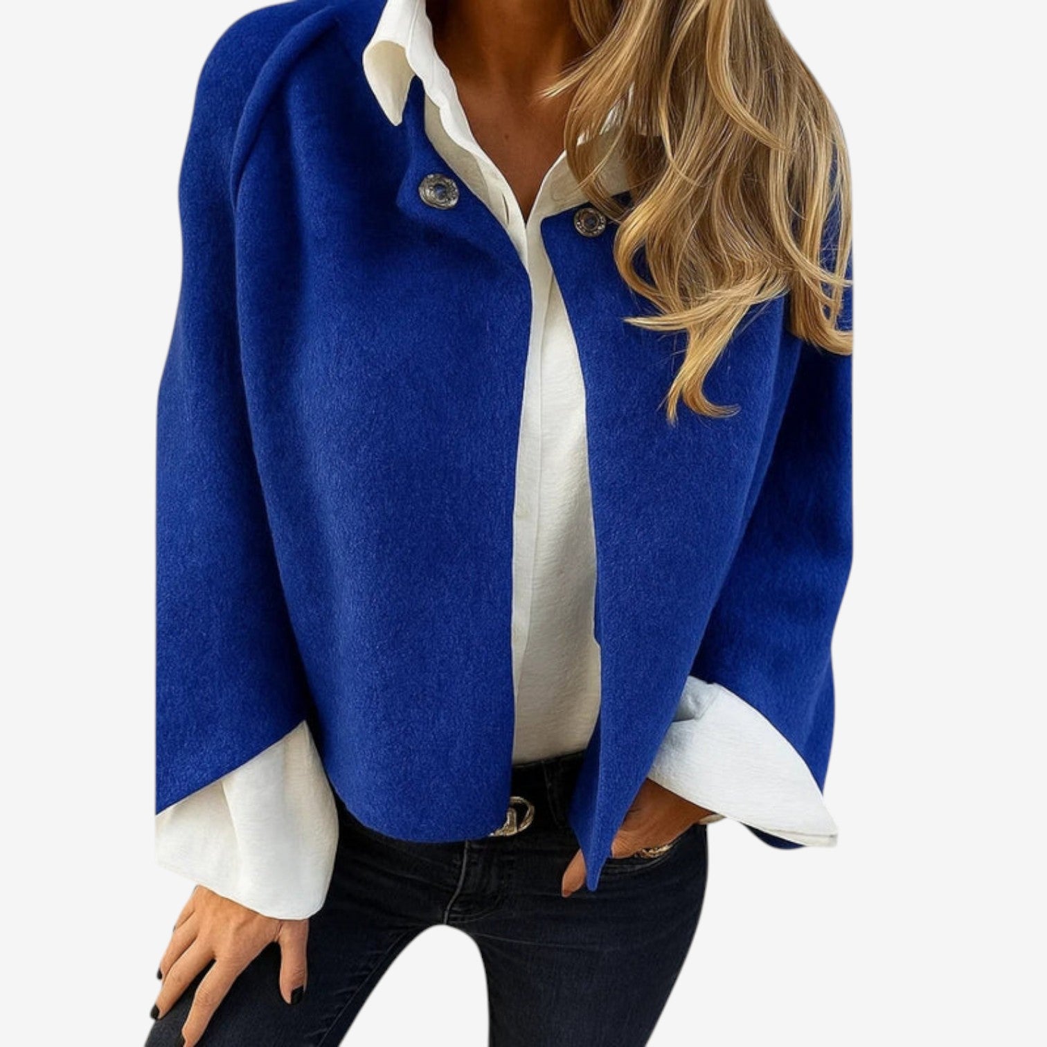 Hélène™ Mixed Fabric Jacket