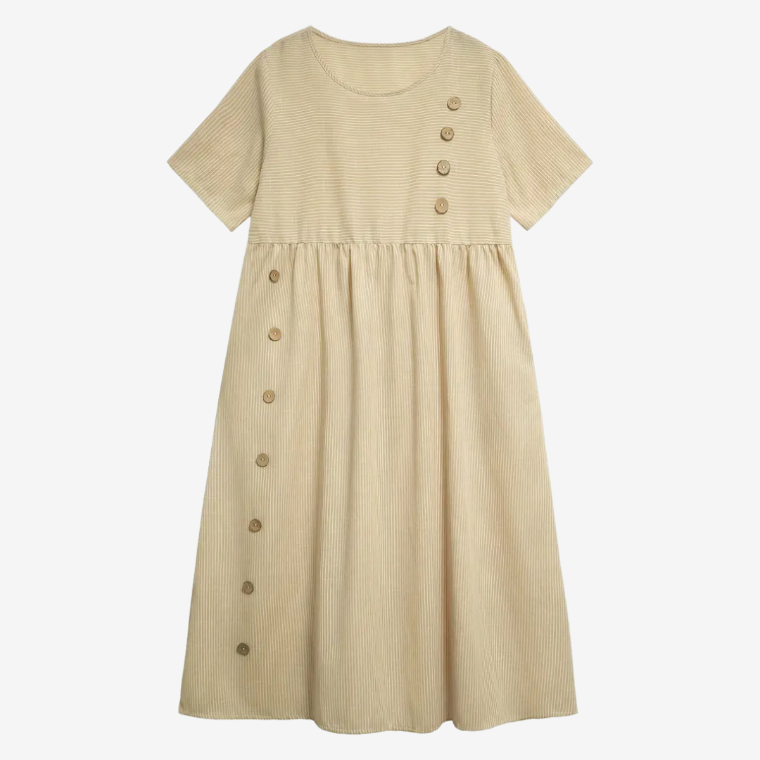 Liora™ Retro Striped Midi