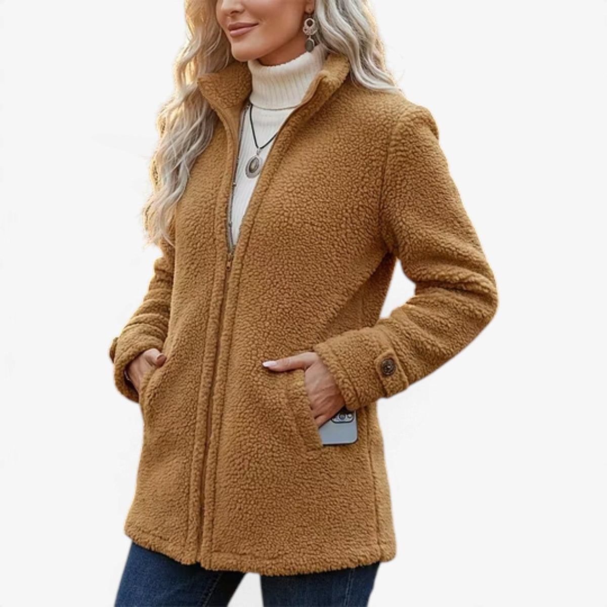 Freya™ Textured Collar Jacket