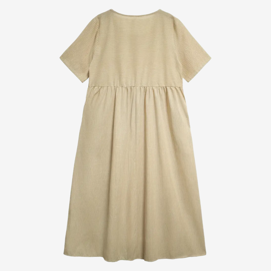 Liora™ Retro Striped Midi