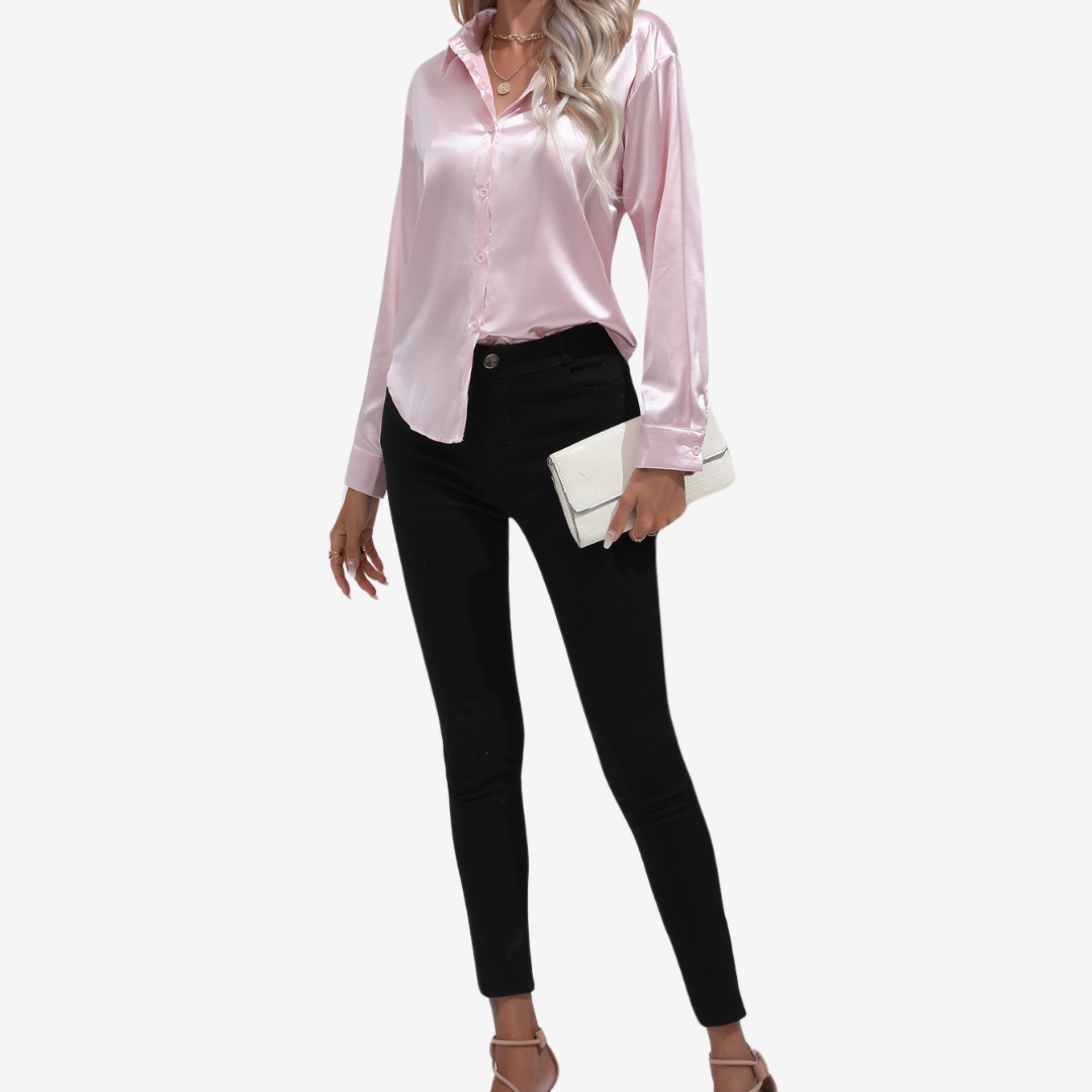 Alvira™ Elegant Silk Shirt