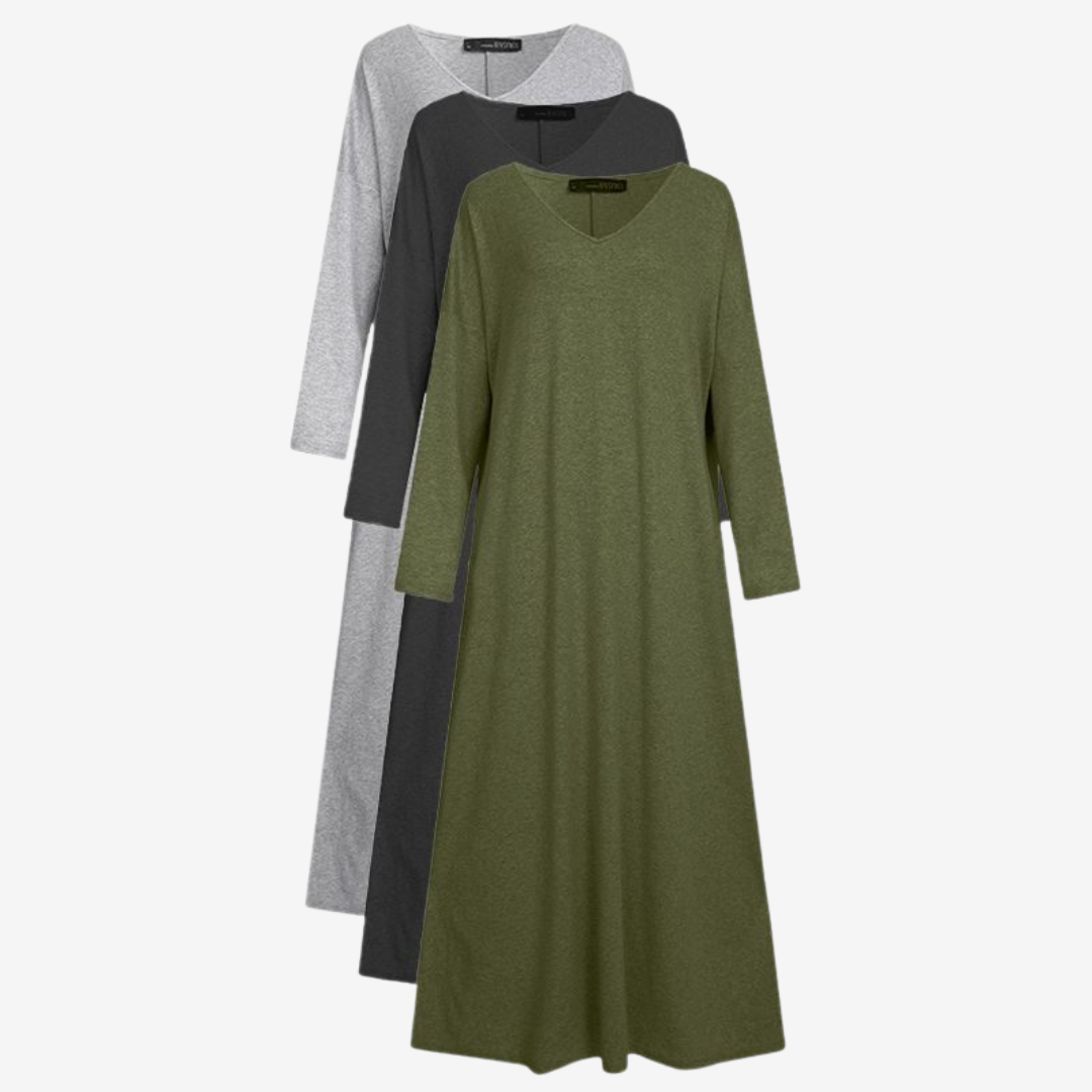 René™ V-Neck Maxi Sweater