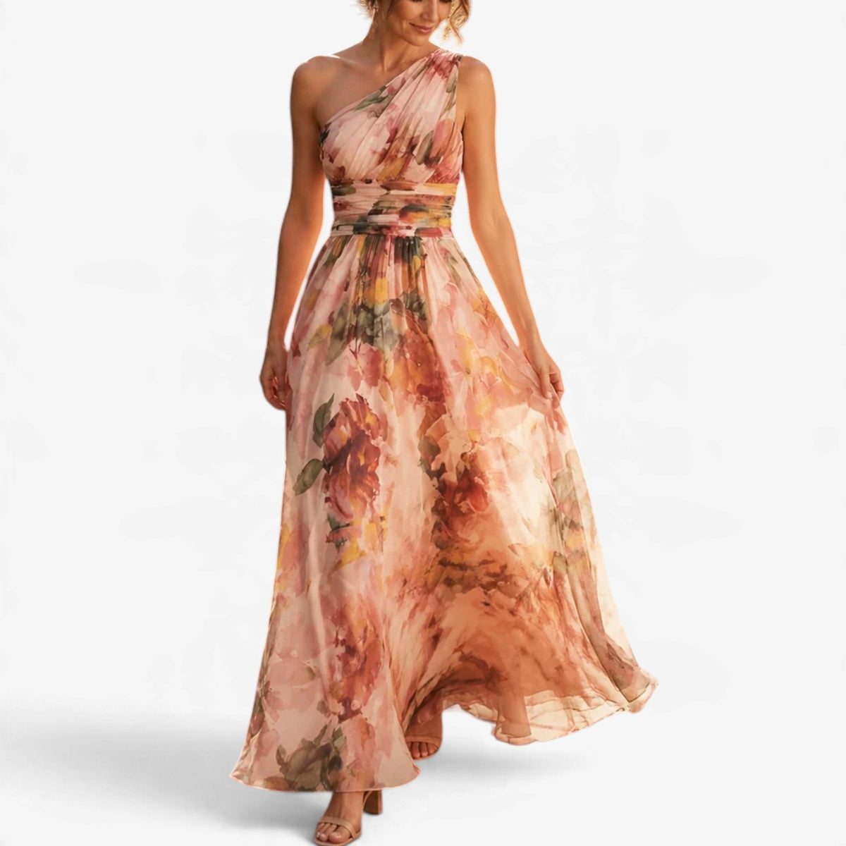 Alina™ One-Shoulder Maxi Dress